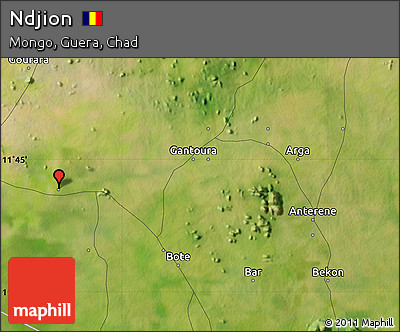 Satellite Map of Ndjion
