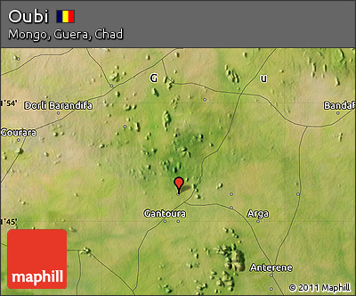 Satellite Map of Oubi