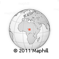 Outline Map of Karnak, rectangular outline