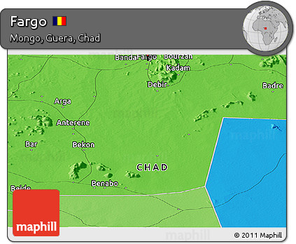 Political Panoramic Map of Fargo