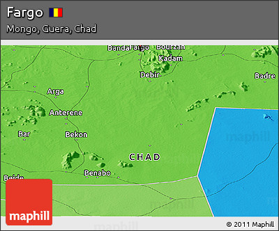 Political Panoramic Map of Fargo