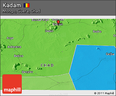 Political Panoramic Map of Kadam