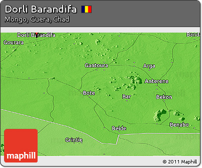 Political Panoramic Map of Dorli Barandifa
