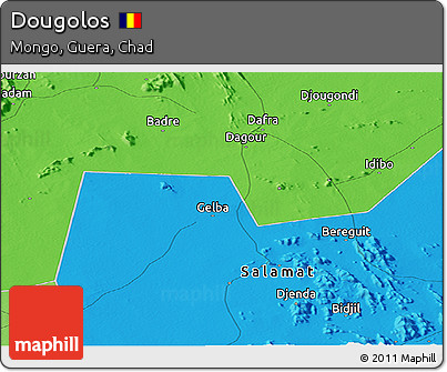 Political Panoramic Map of Dougolos
