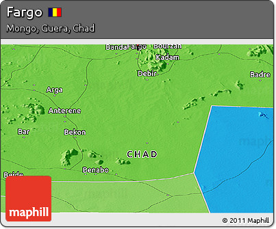 Political Panoramic Map of Fargo