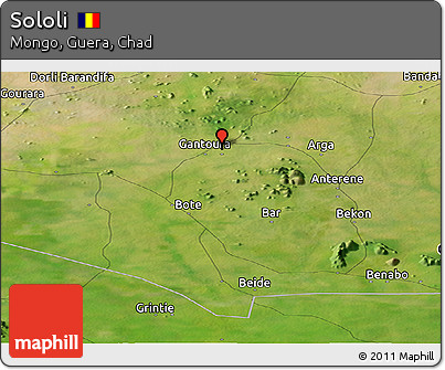 Satellite Panoramic Map of Sololi