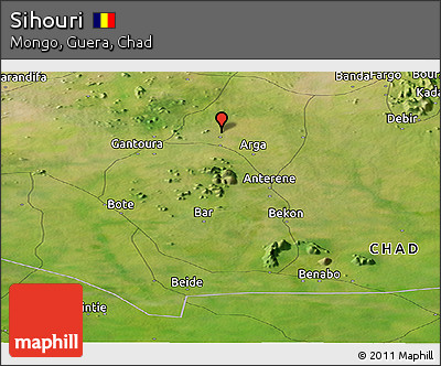 Satellite Panoramic Map of Sihouri