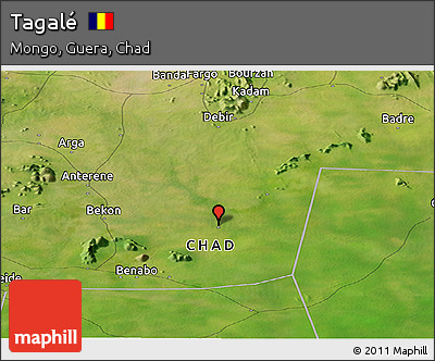 Satellite Panoramic Map of Tagalé