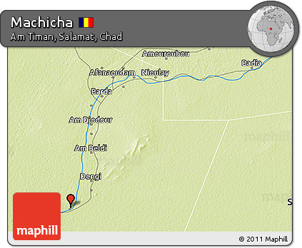 Physical 3D Map of Machicha