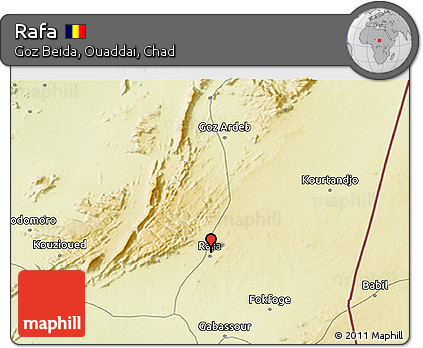 Physical 3D Map of Rafa