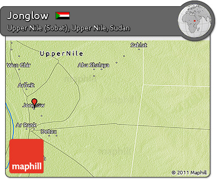 Physical 3D Map of Jonglow