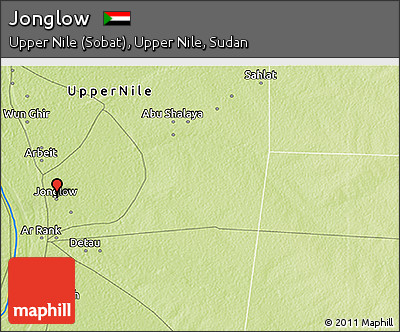 Physical 3D Map of Jonglow