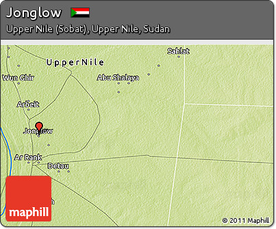 Physical 3D Map of Jonglow
