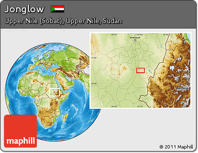 Physical Location Map of Jonglow