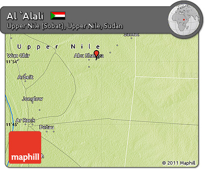Physical Map of Al `Alali