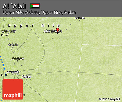 Physical Map of Al `Alali