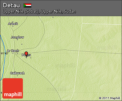 Physical Map of Detau
