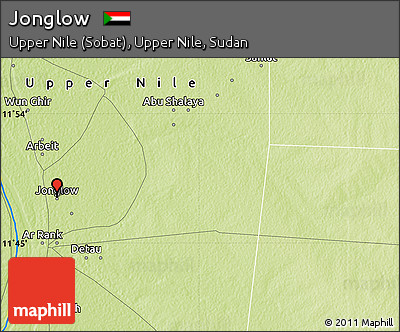 Physical Map of Jonglow