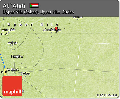 Physical Map of Al `Alali