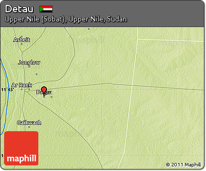 Physical Map of Detau