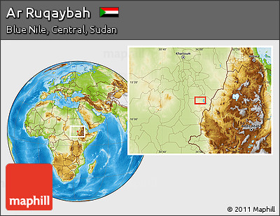 Physical Location Map of Ar Ruqaybah