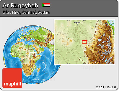 Physical Location Map of Ar Ruqaybah