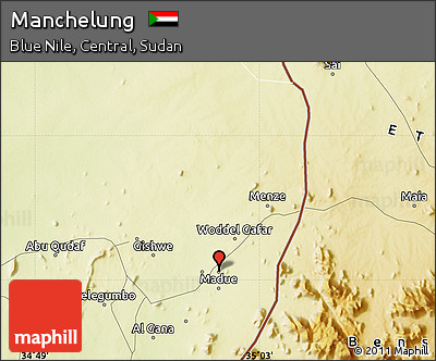 Physical Map of Manchelung