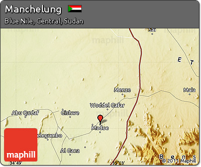Physical Map of Manchelung