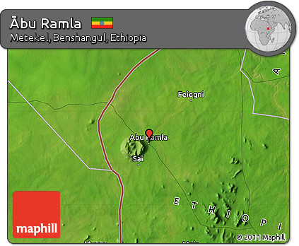 Satellite Map of Ābu Ramla