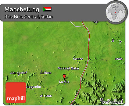 Satellite Map of Manchelung