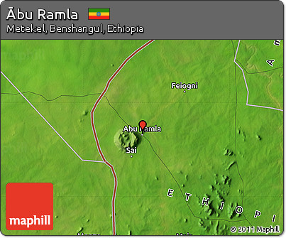 Satellite Map of Ābu Ramla