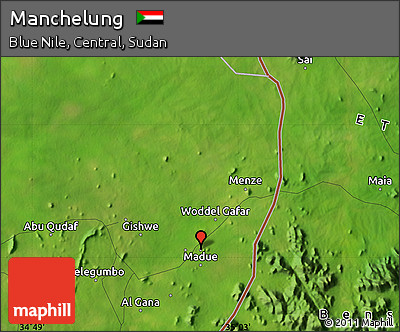 Satellite Map of Manchelung