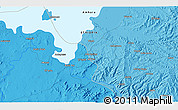 Political 3D Map of the area around 11° 40' 49" N, 37° 28' 30" E