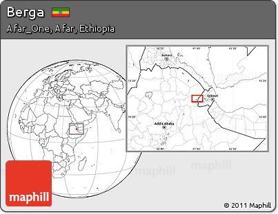 Blank Location Map of Berga
