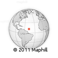 Outline Map of the Area around 11° 40' 49" N, 47° 31' 29" W, rectangular outline