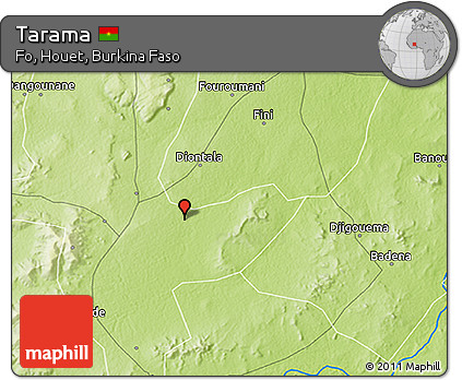 Physical 3D Map of Tarama