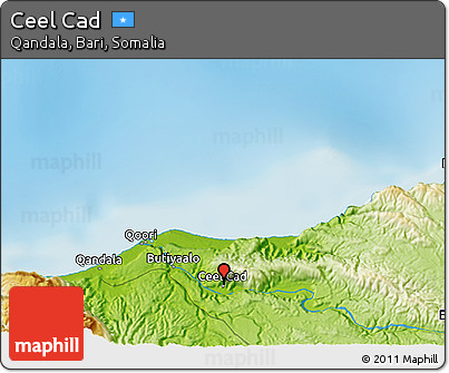 Physical 3D Map of Ceel Cad