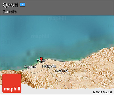 Satellite 3D Map of Qoori