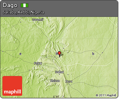 Physical Map of Dago