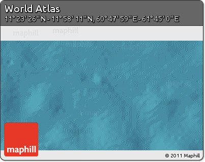 Satellite 3D Map of the Area around 11° 40' 49" N, 61° 16' 29" E