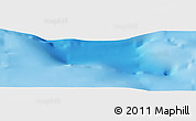 Physical Panoramic Map of the area around 11° 40' 49" N, 65° 22' 30" W