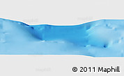 Shaded Relief Panoramic Map of the area around 11° 40' 49" N, 65° 22' 30" W