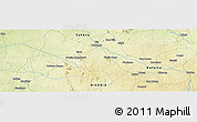 Physical Panoramic Map of the area around 11° 40' 49" N, 6° 52' 30" E