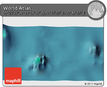 Satellite 3D Map of the Area around 11° 40' 49" N, 72° 19' 29" E