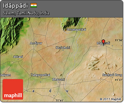 Satellite Map of Idāppādi
