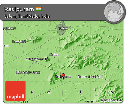 Political Map of Rāsipuram