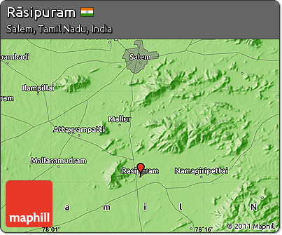 Political Map of Rāsipuram