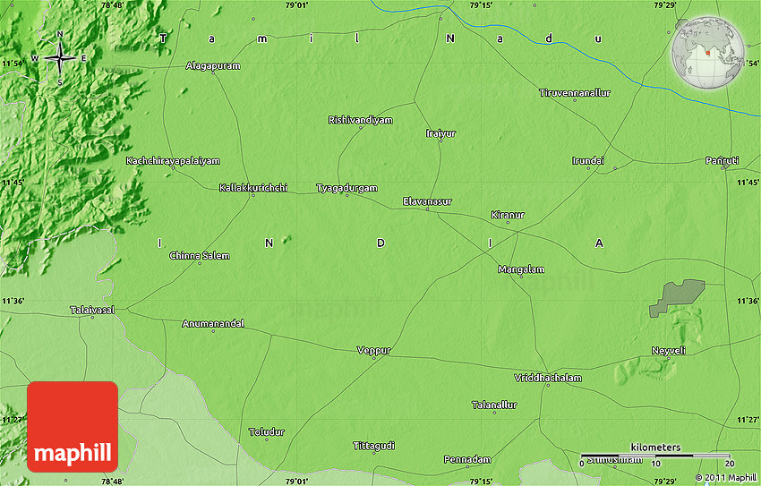Neyveli Tamil Nadu Map Political Map Of Neyveli