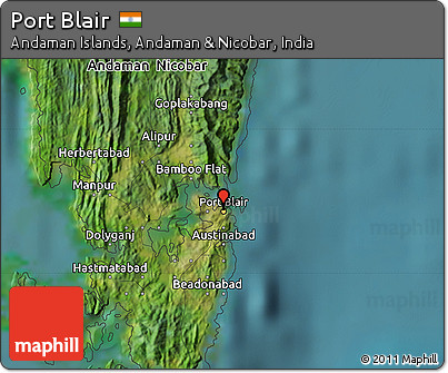 Satellite Map of Port Blair