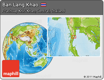 Physical Location Map of Ban Lang Khao